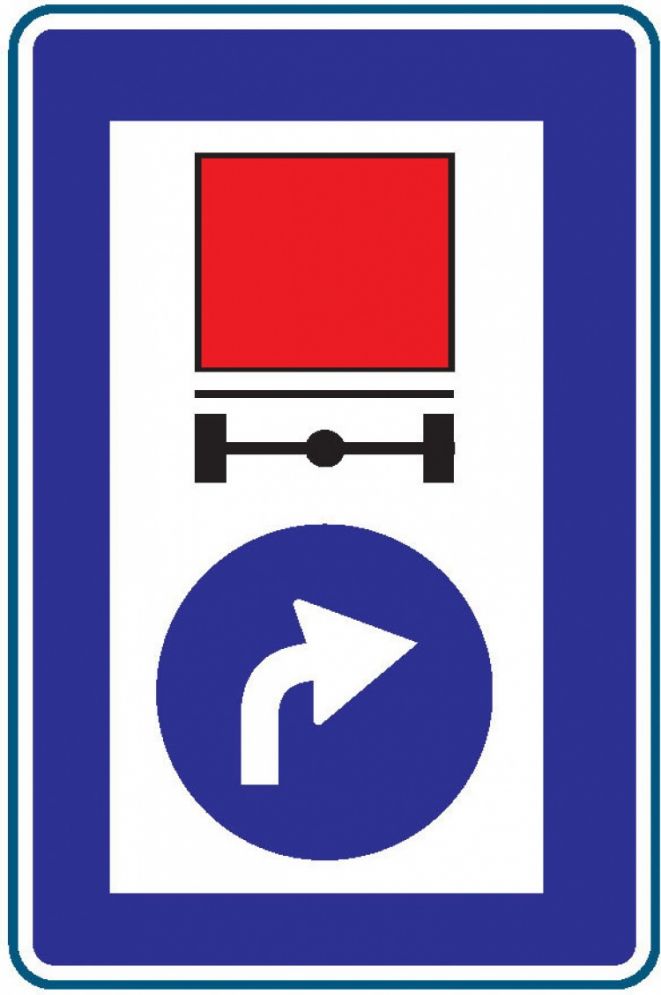 TT-43c Tehlikeli Madde Taşıyan Taşıtlar İçin Mecburi Yön